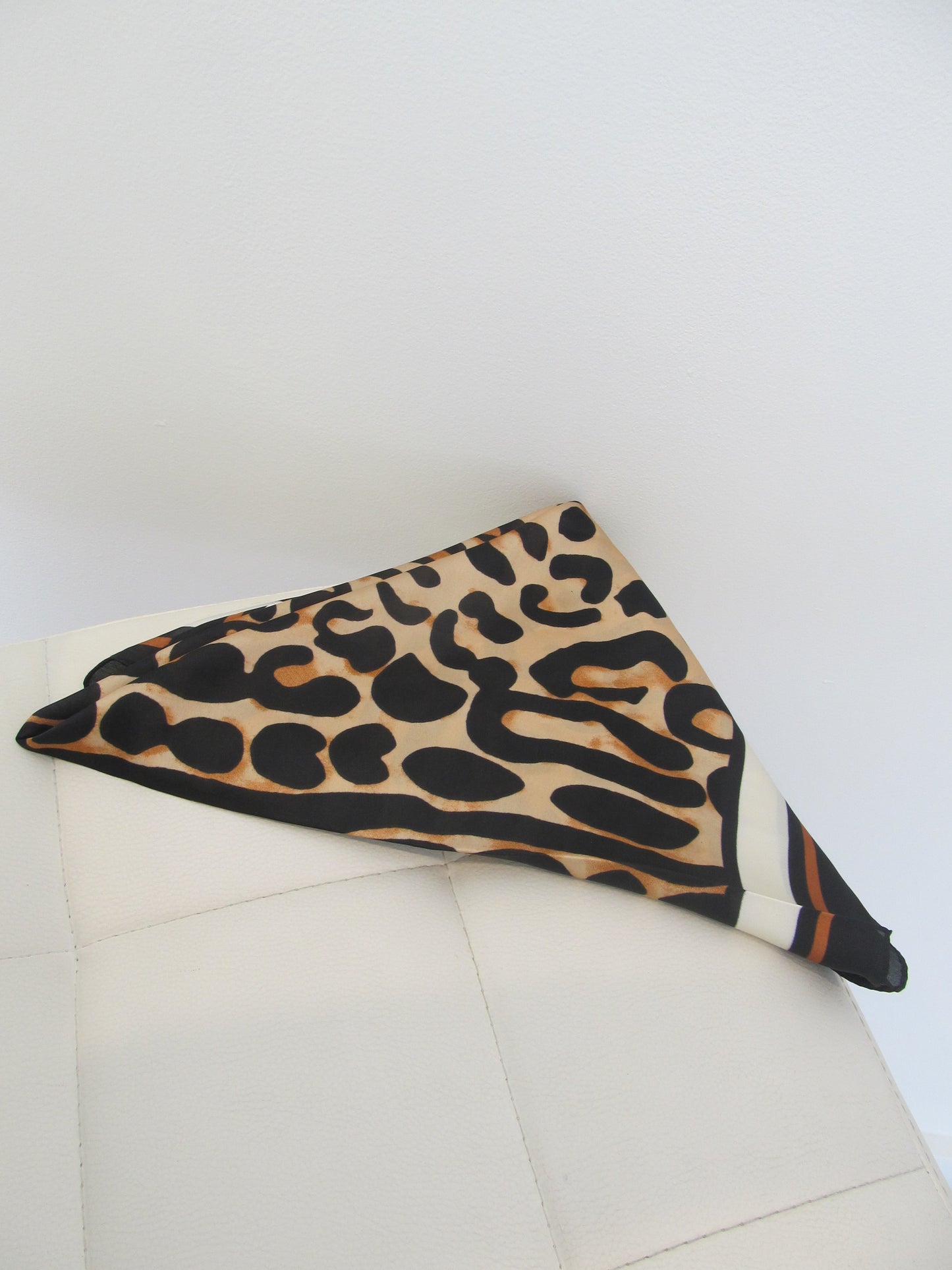 Leopard Silk Scarf