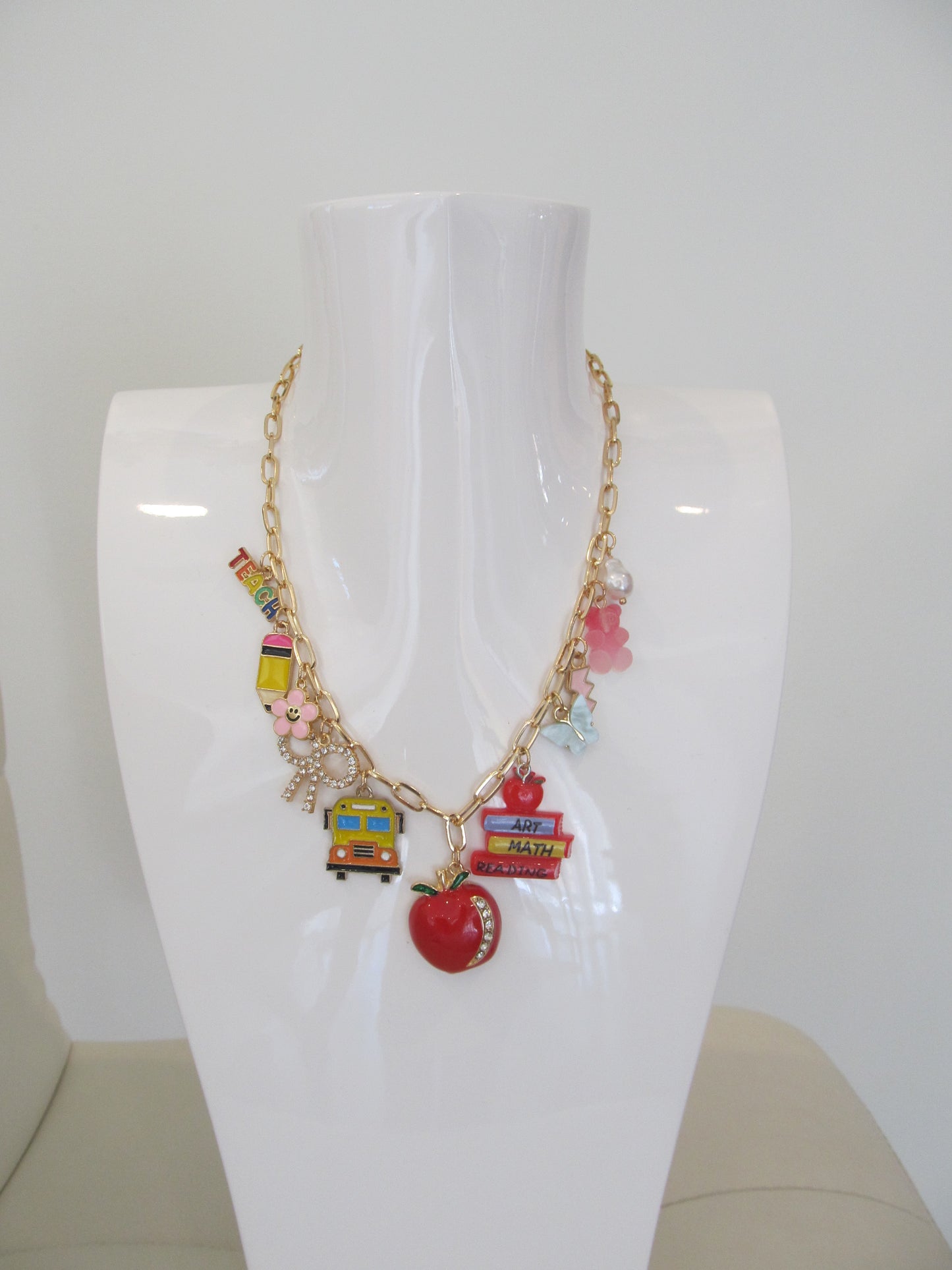 Teacher Charm Necklace