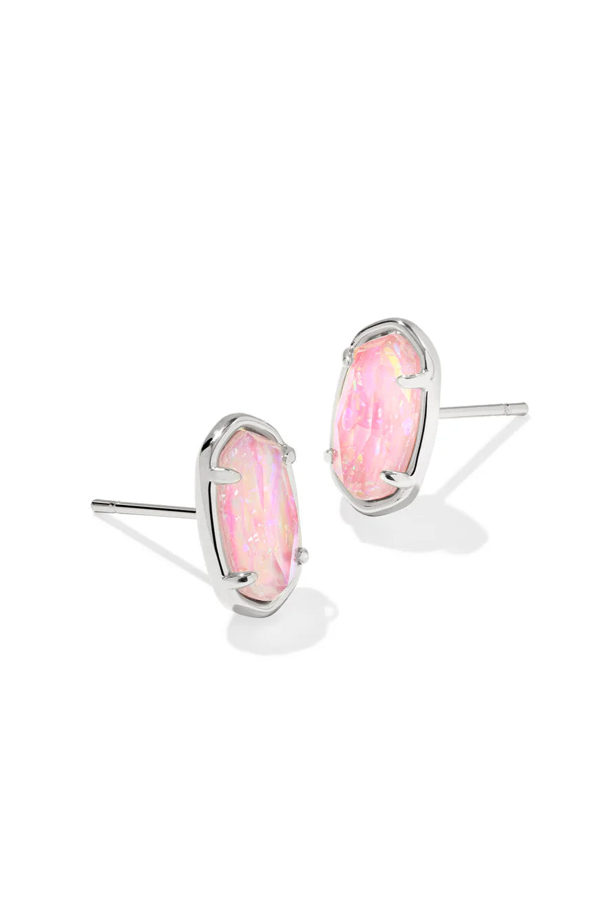 Grayson Stud Silver Earrings