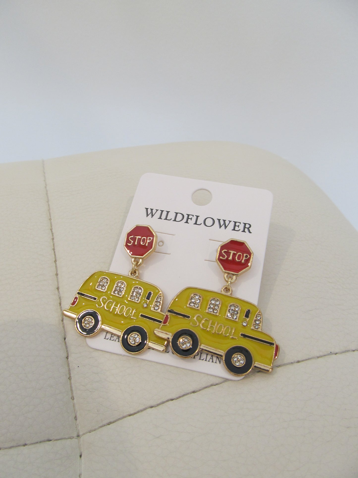 School Bus Earrings