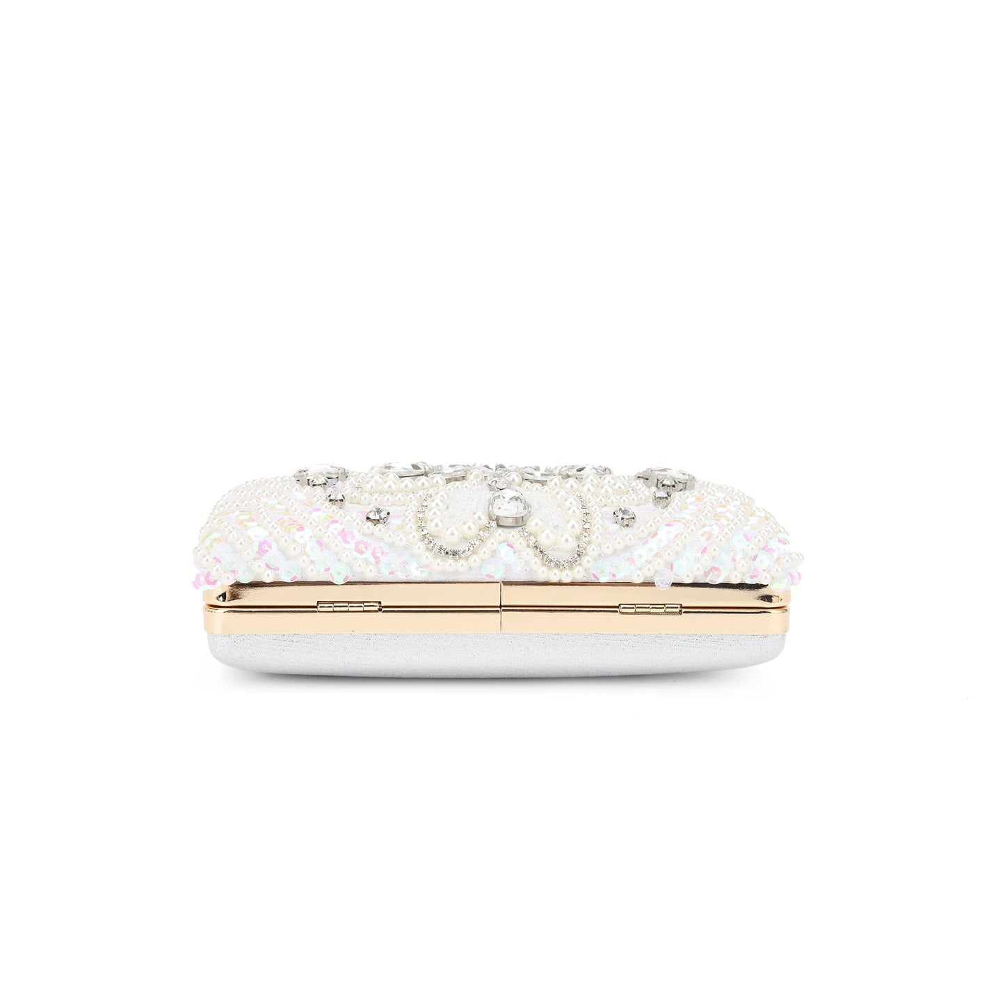 Beads, Rhinestone & Sequins Embellished Evening Bag, Clutch