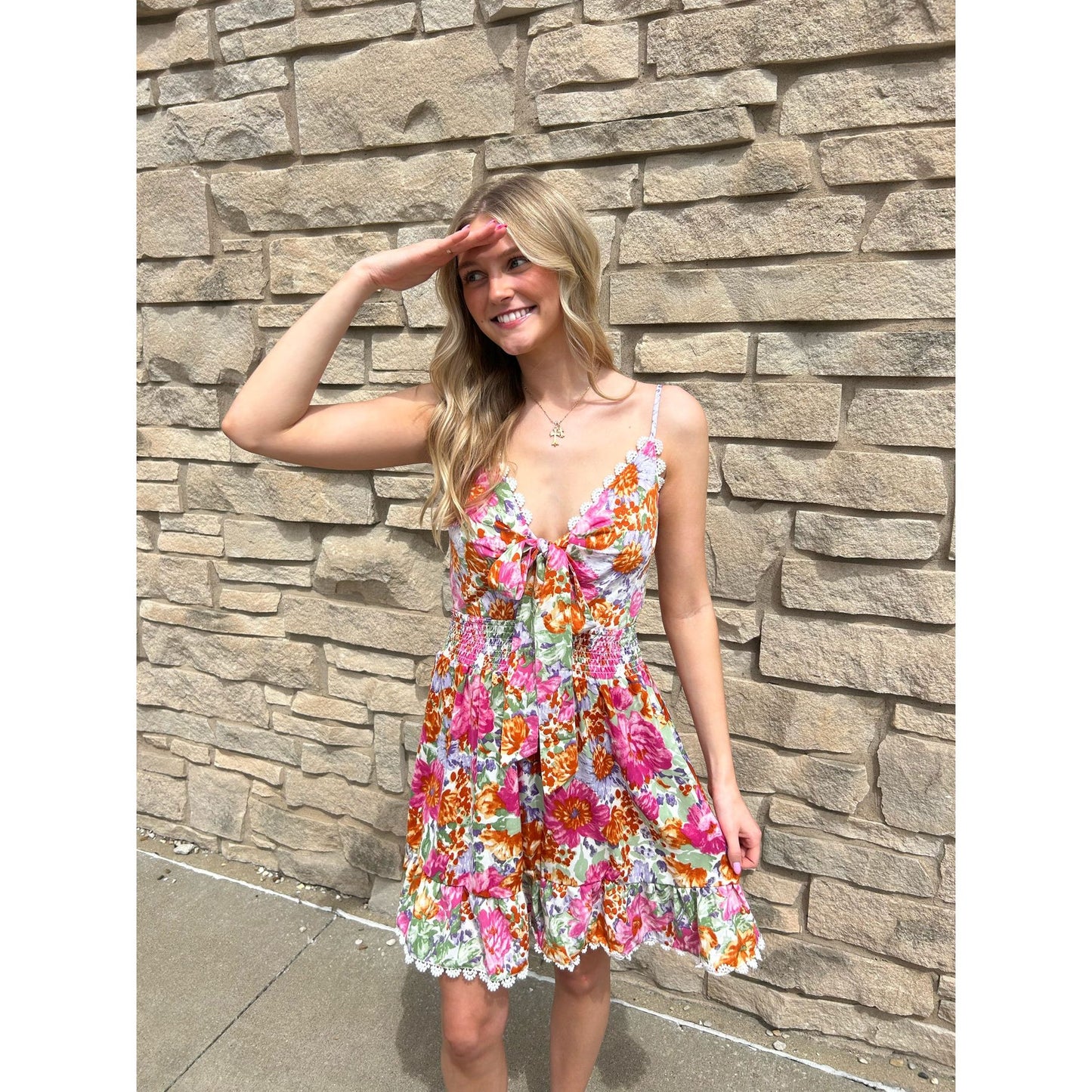 Aubrey Mini Floral Dress
