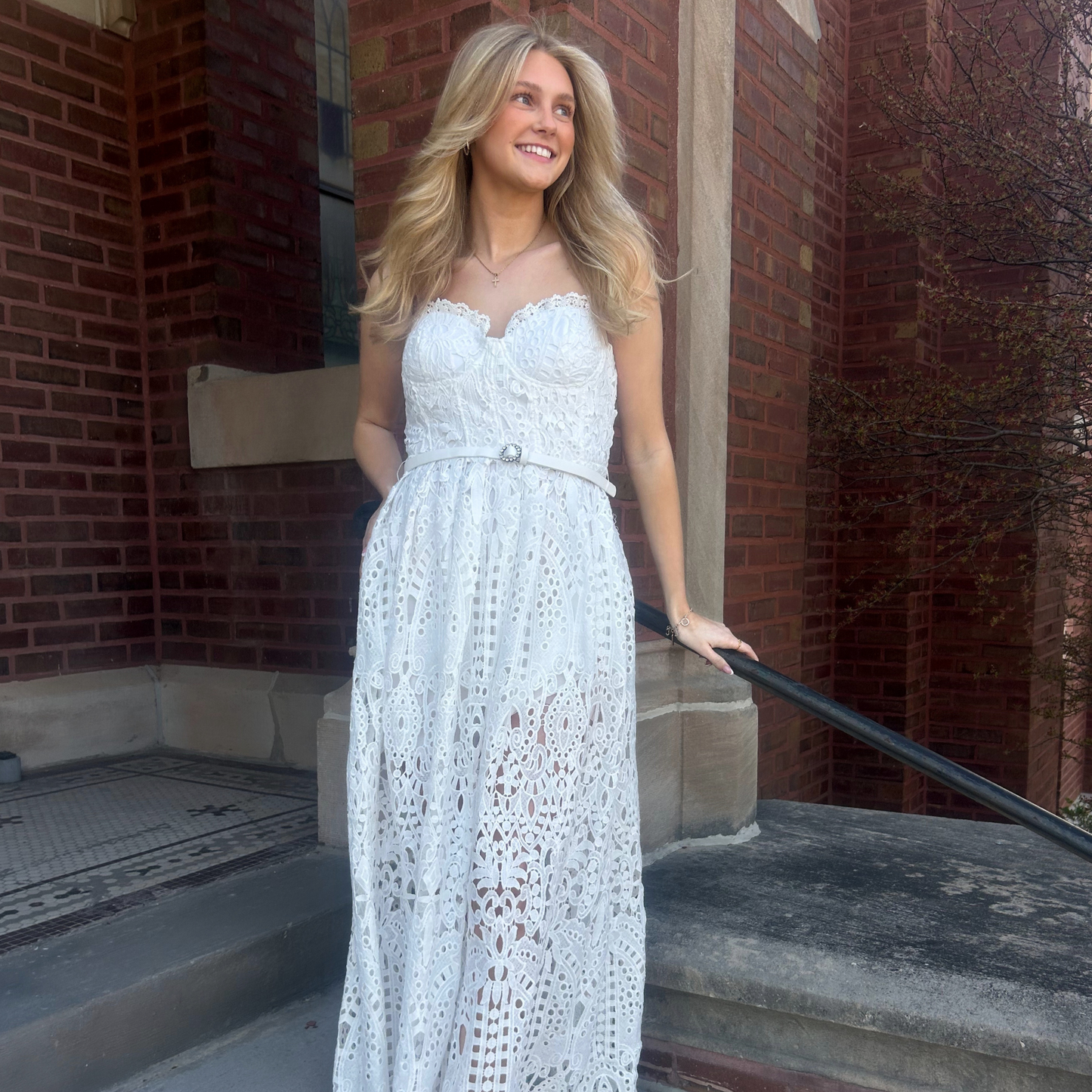 Happily Ever Lace Maxi Dress