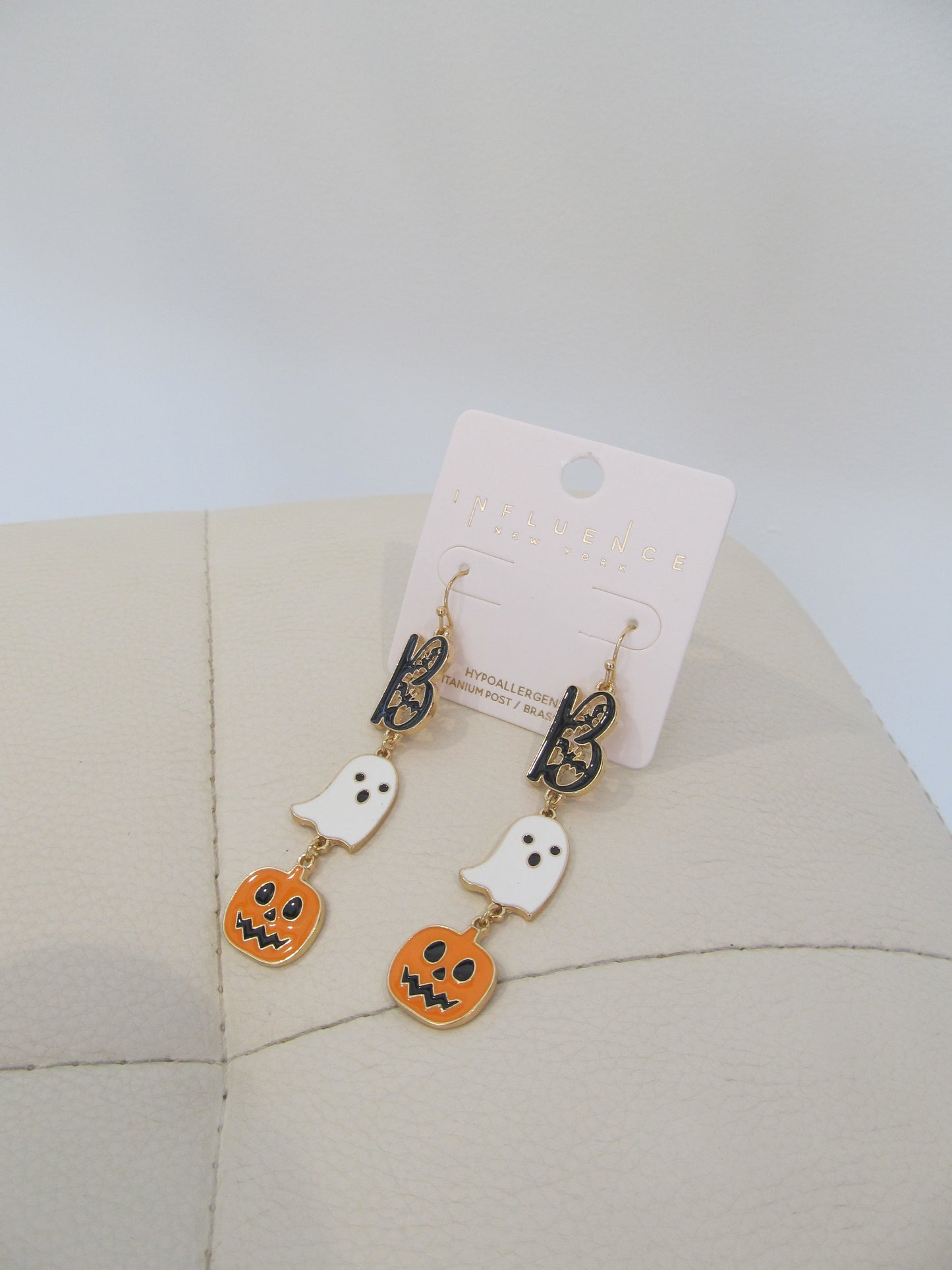 Halloween Boo Earrings