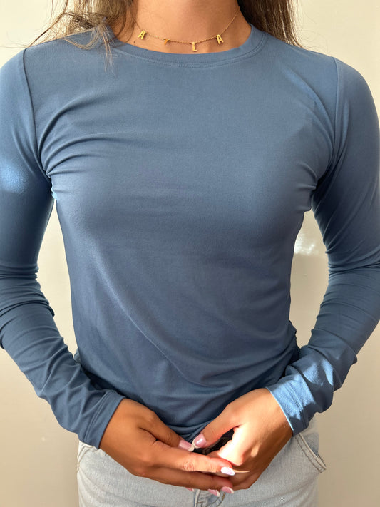 Long Sleeve Round Neck Tee