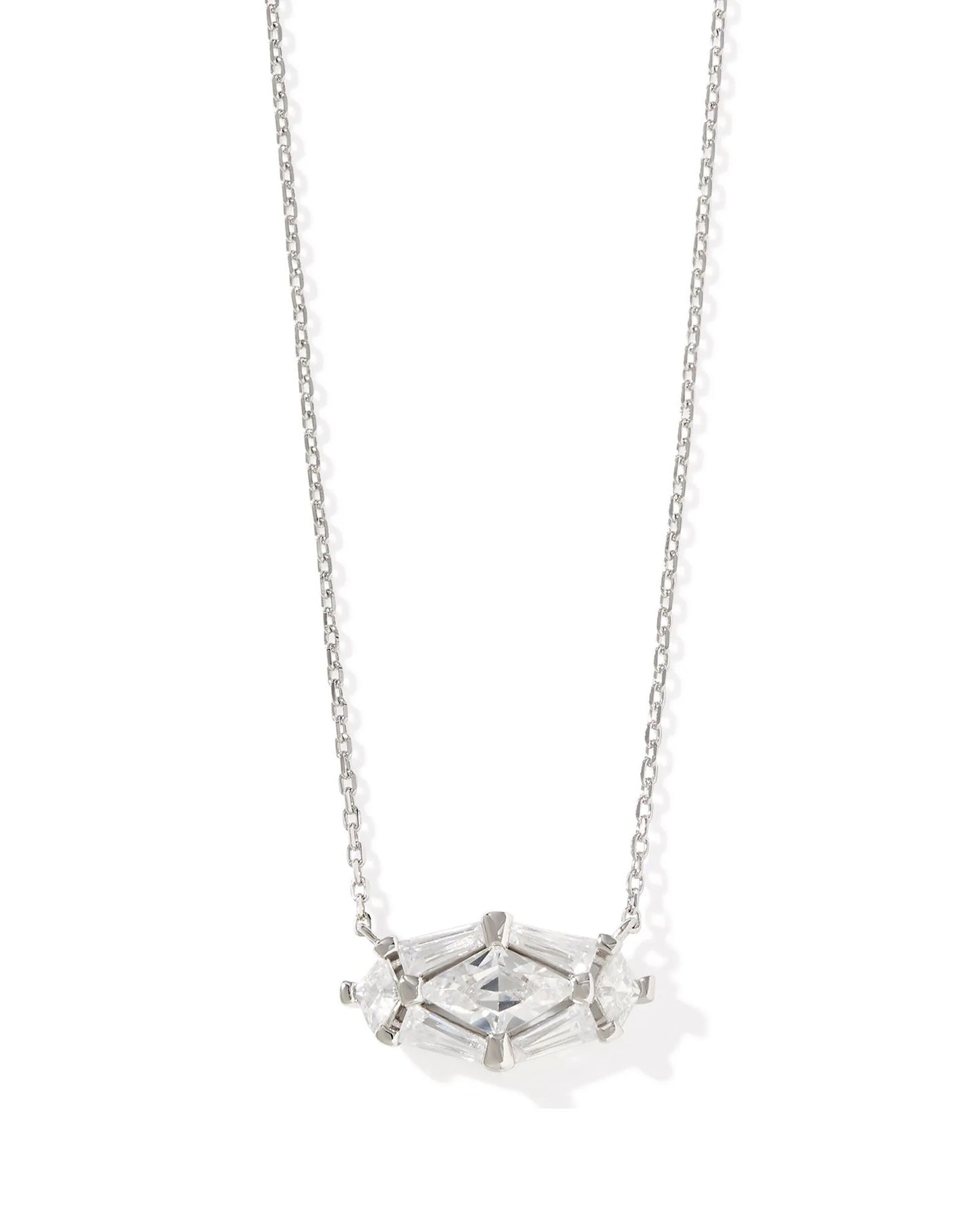 Lindy Rae Elisa Silver Short Pendant Necklace