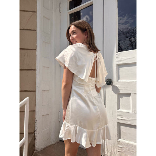 Satin Charm Mini Dress