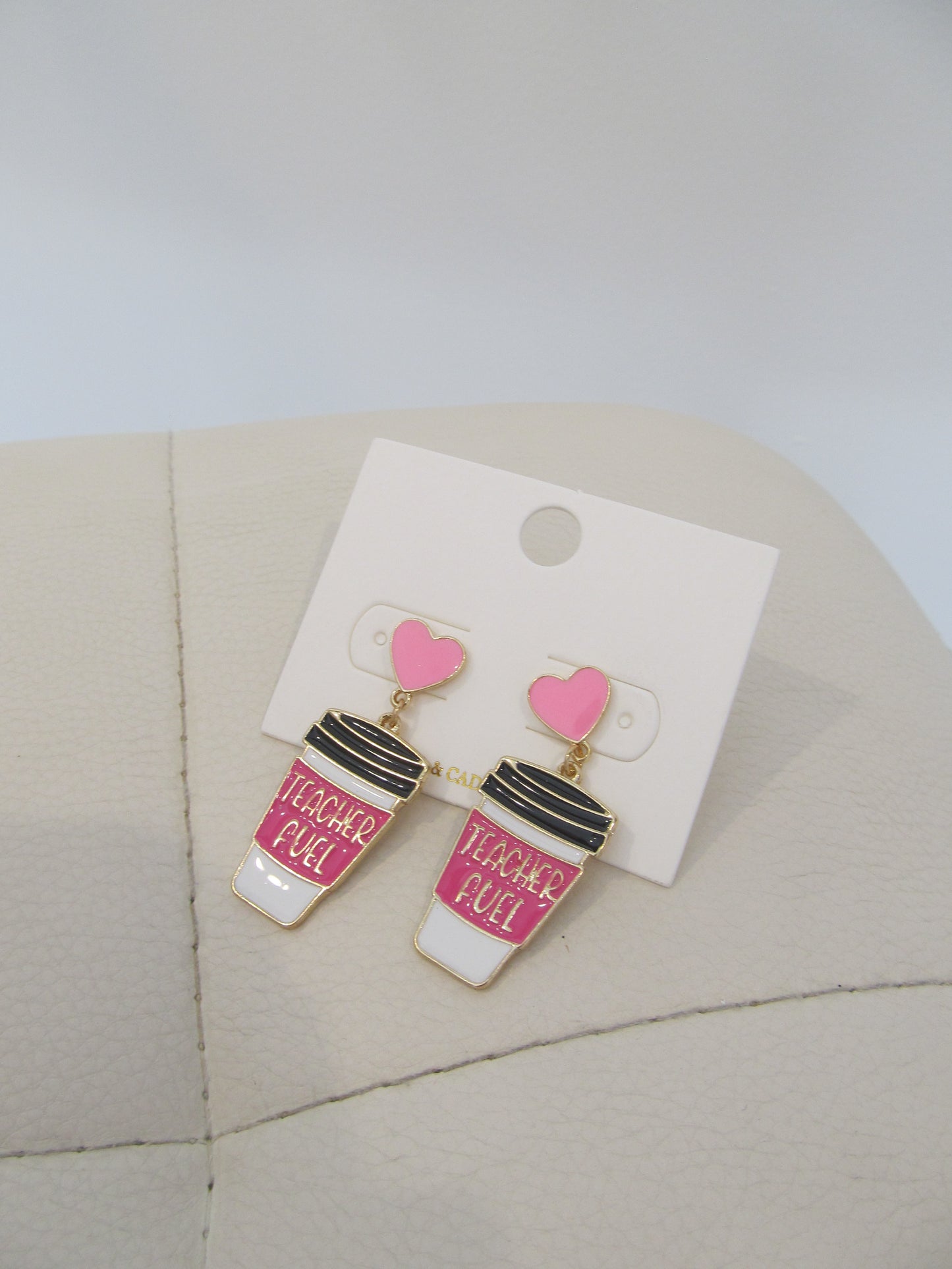Teacher Coffee Earrings