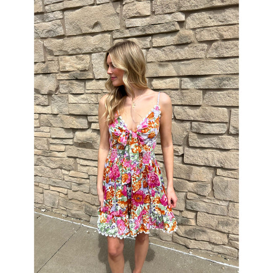 Aubrey Mini Floral Dress