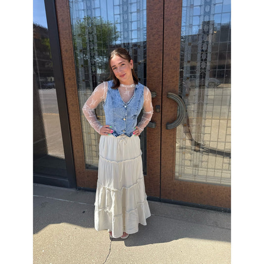 Ally Denim Vest