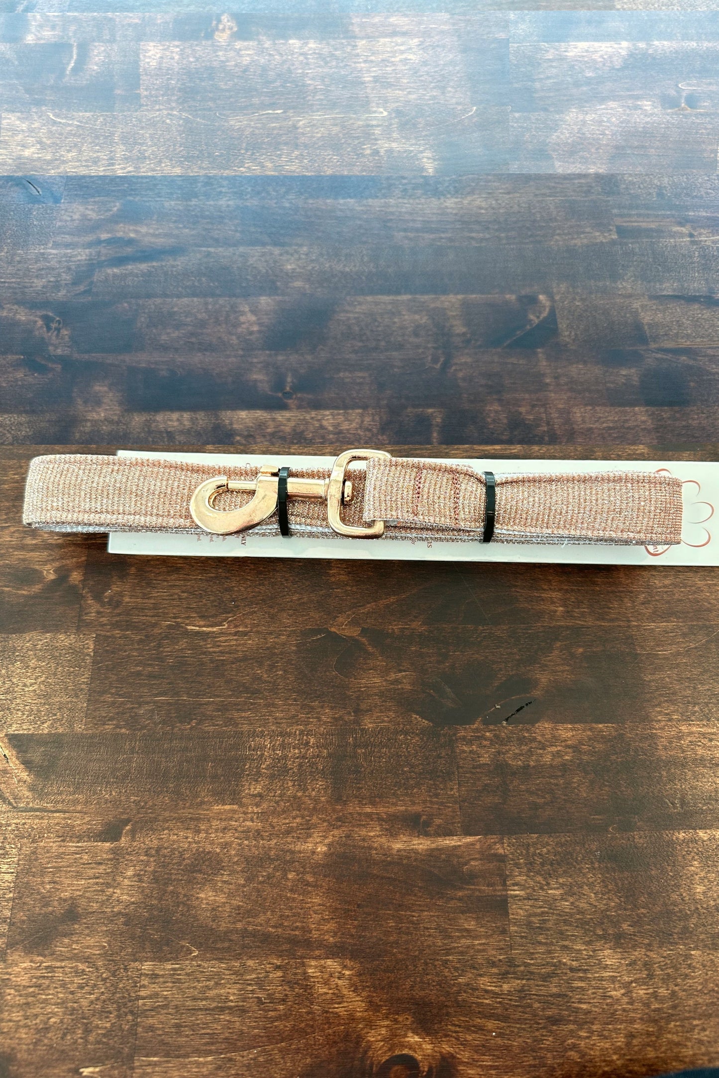 Pink Glitter Wedding Day Leash