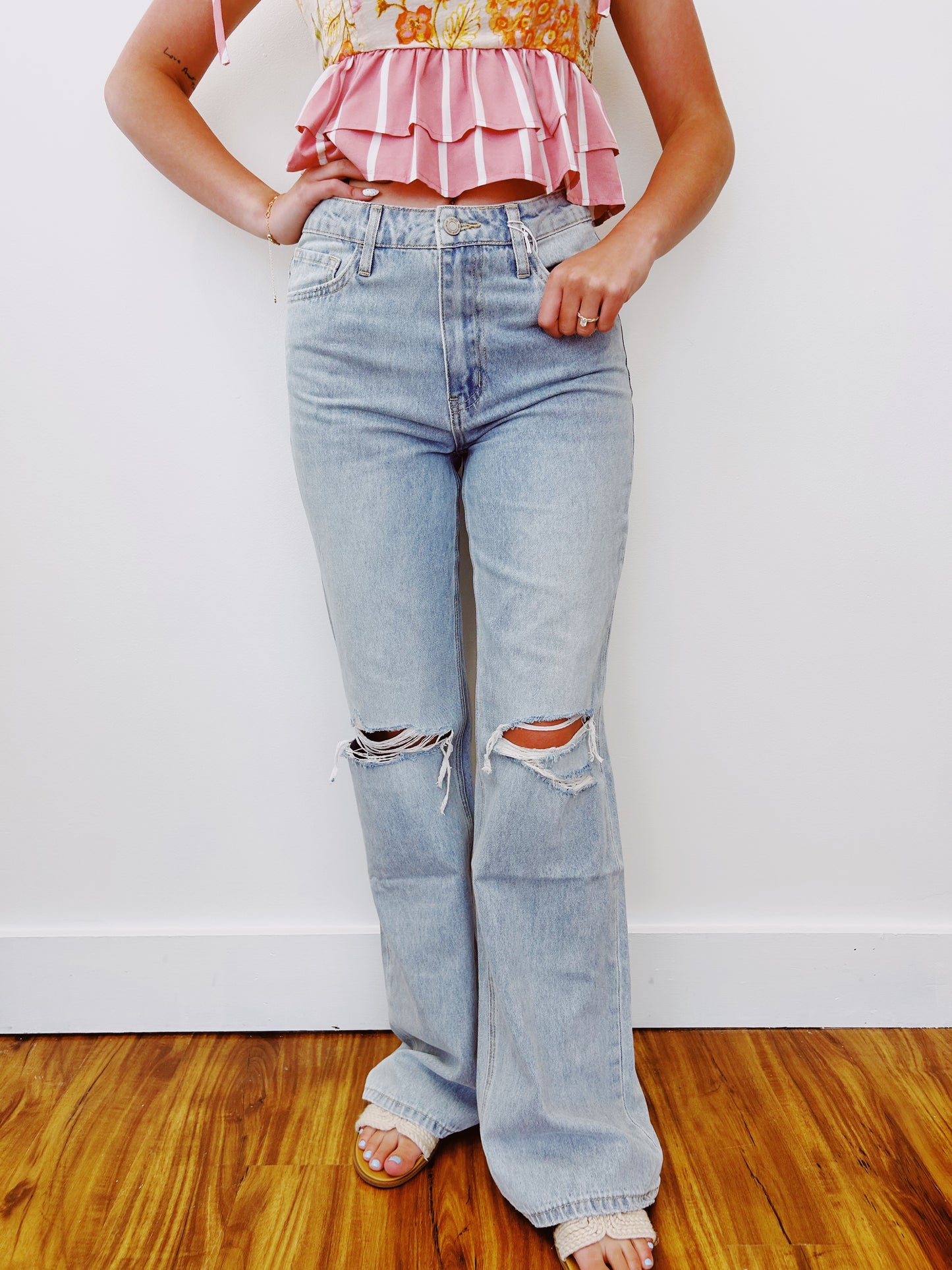 90's Vintage Flare Jeans