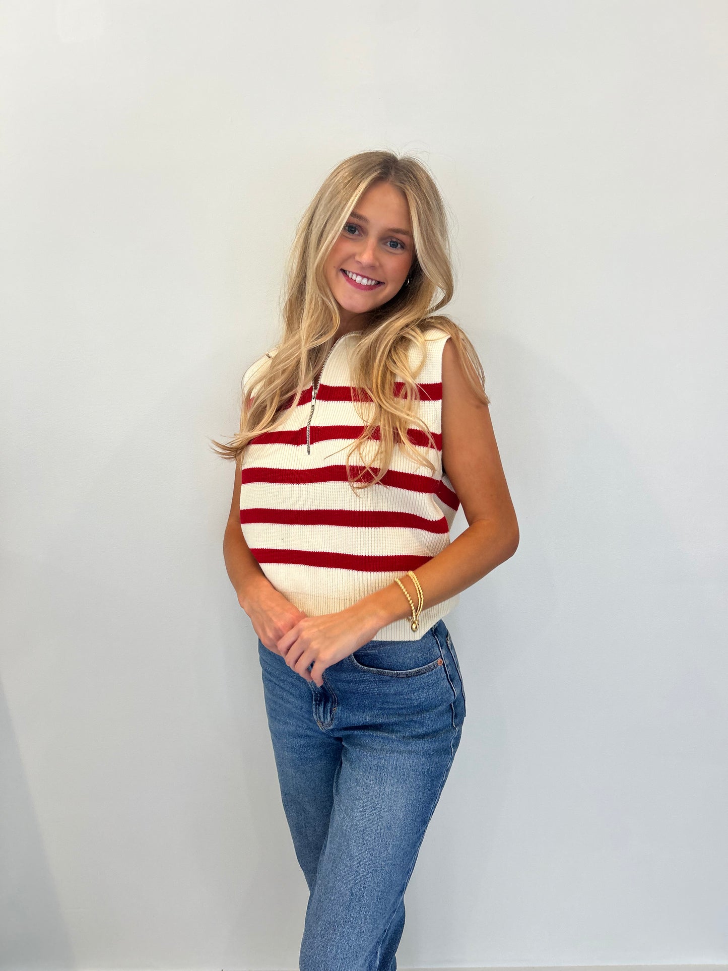 Quarter Zip Sweater Vest