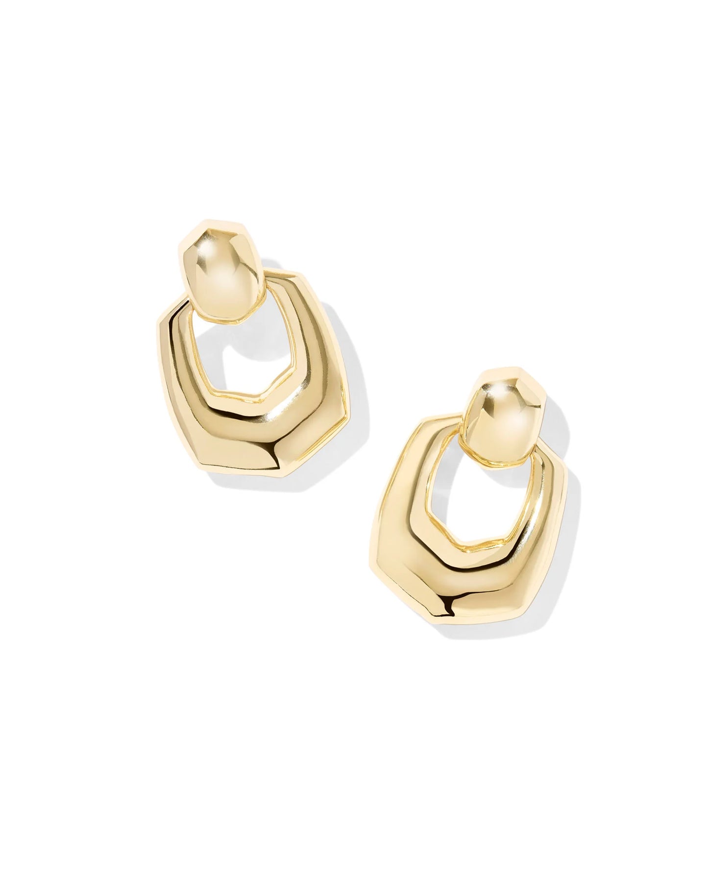 Kaitlin Gold Open Frame Earrings