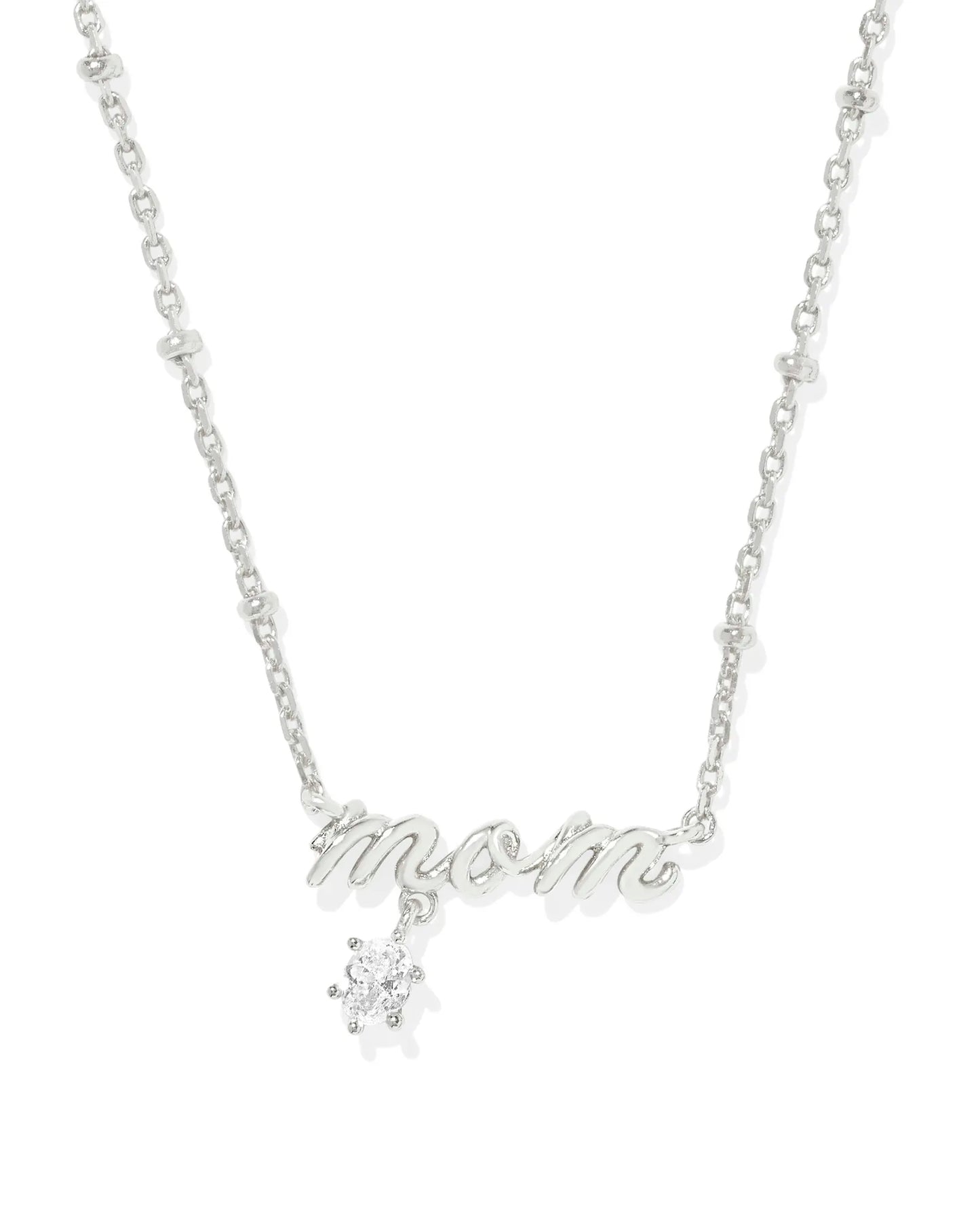 Mom Silver Necklace