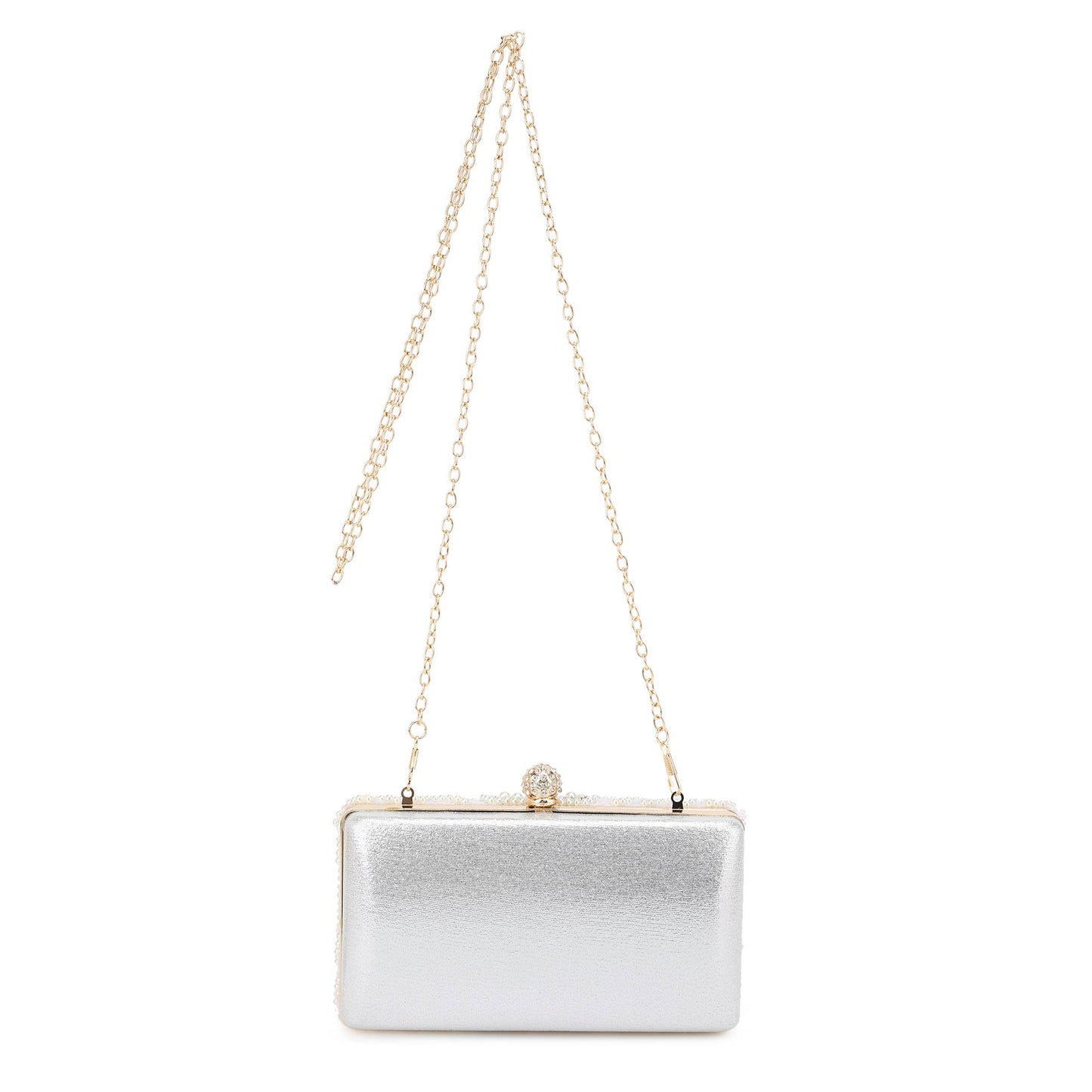 Beads, Rhinestone & Sequins Embellished Evening Bag, Clutch