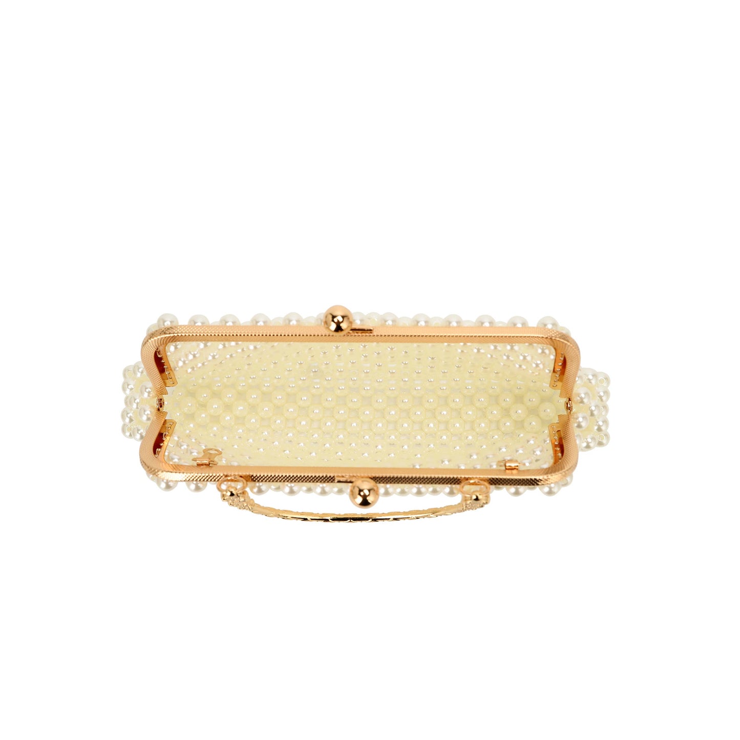 Cherish Kisslock Closure Acrylic Pearl Bag