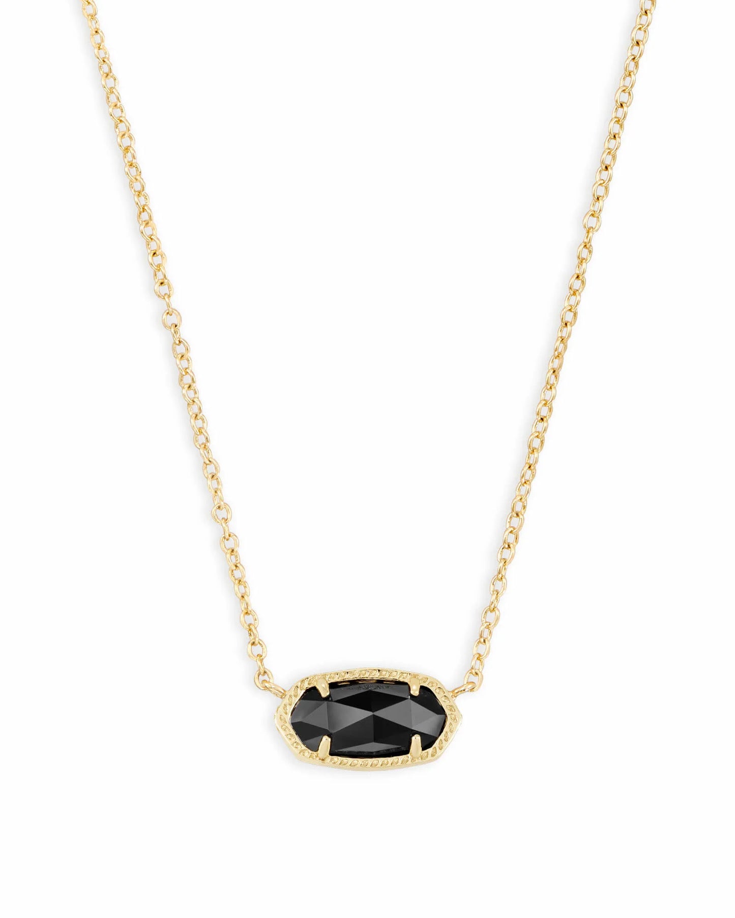 Elisa Gold Short Pendant Necklace
