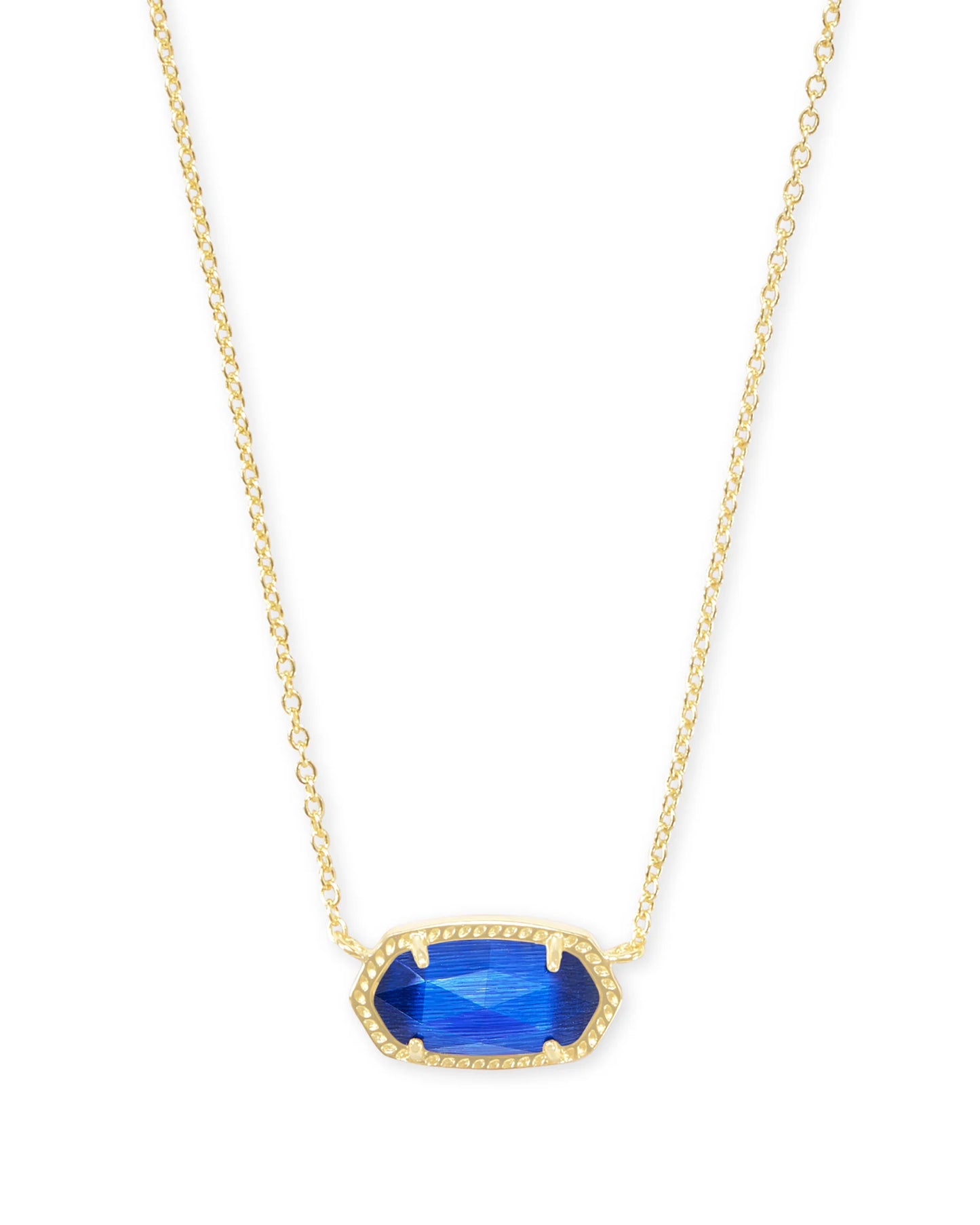 Elisa Gold Short Pendant Necklace