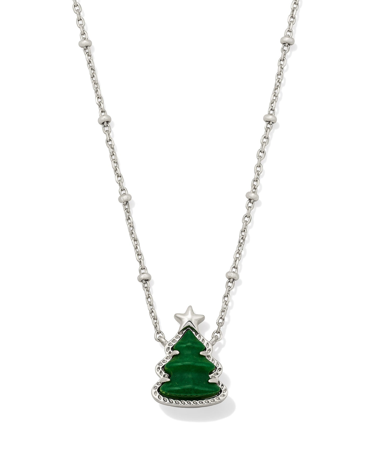 Holiday Tree Pendant Necklace