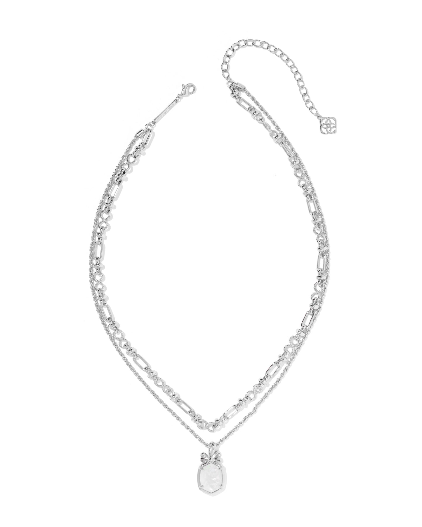 Daphne Bow Multi Strand Necklace