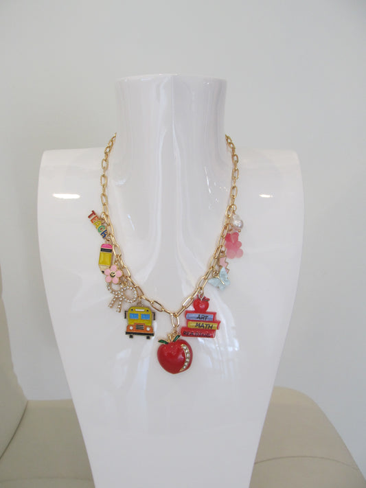 Teacher Charm Necklace