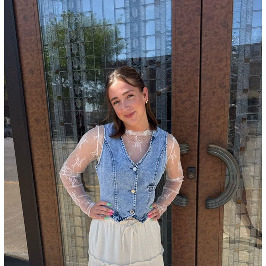 Ally Denim Vest