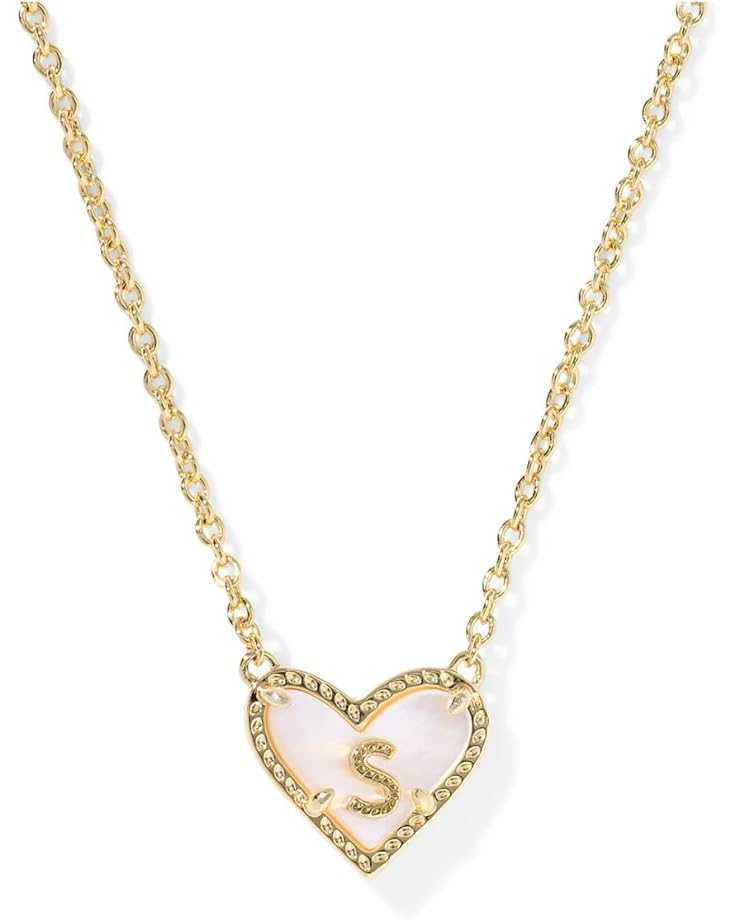 Heart Letter Short Pendant Necklace