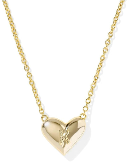 Heart Letter Short Pendant Necklace