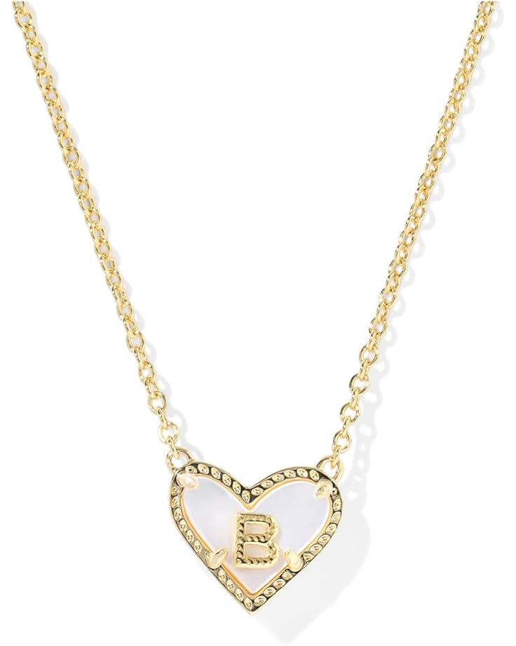 Heart Letter Short Pendant Necklace