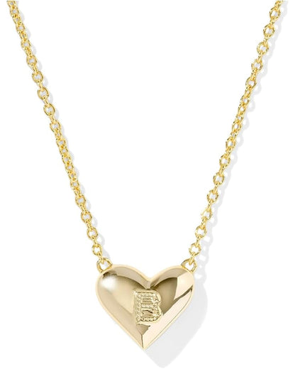 Heart Letter Short Pendant Necklace