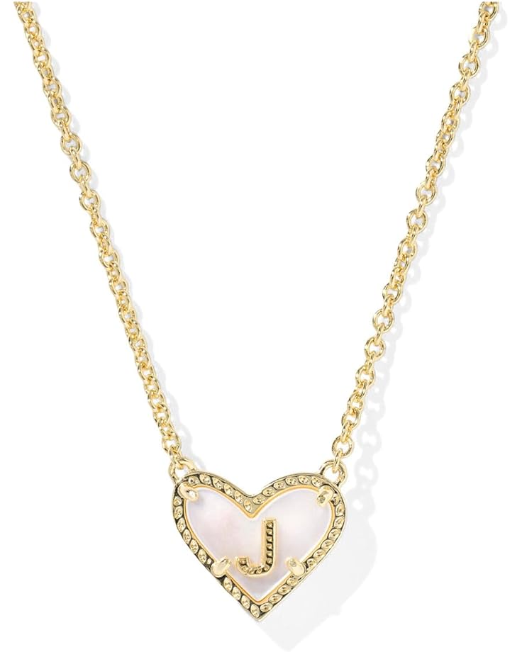 Heart Letter Short Pendant Necklace