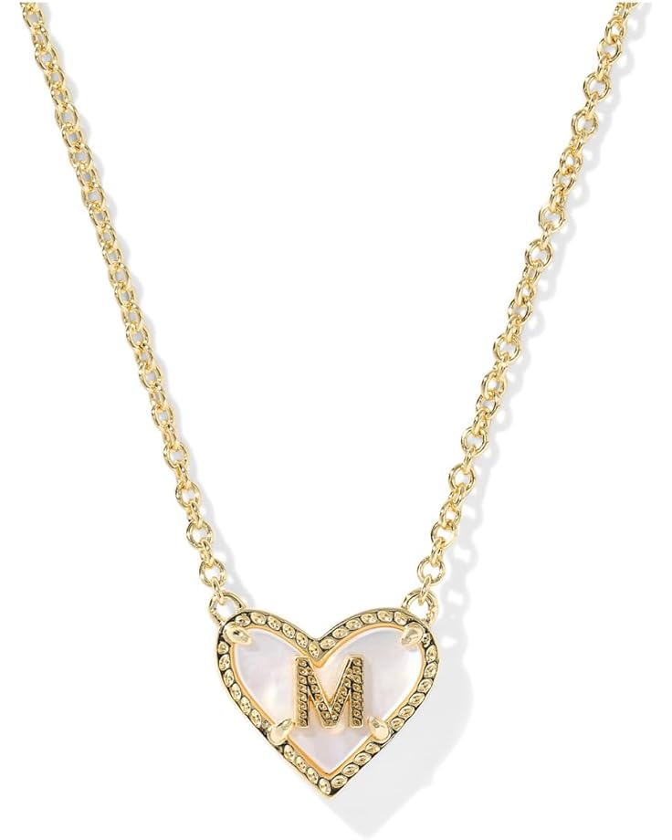 Heart Letter Short Pendant Necklace