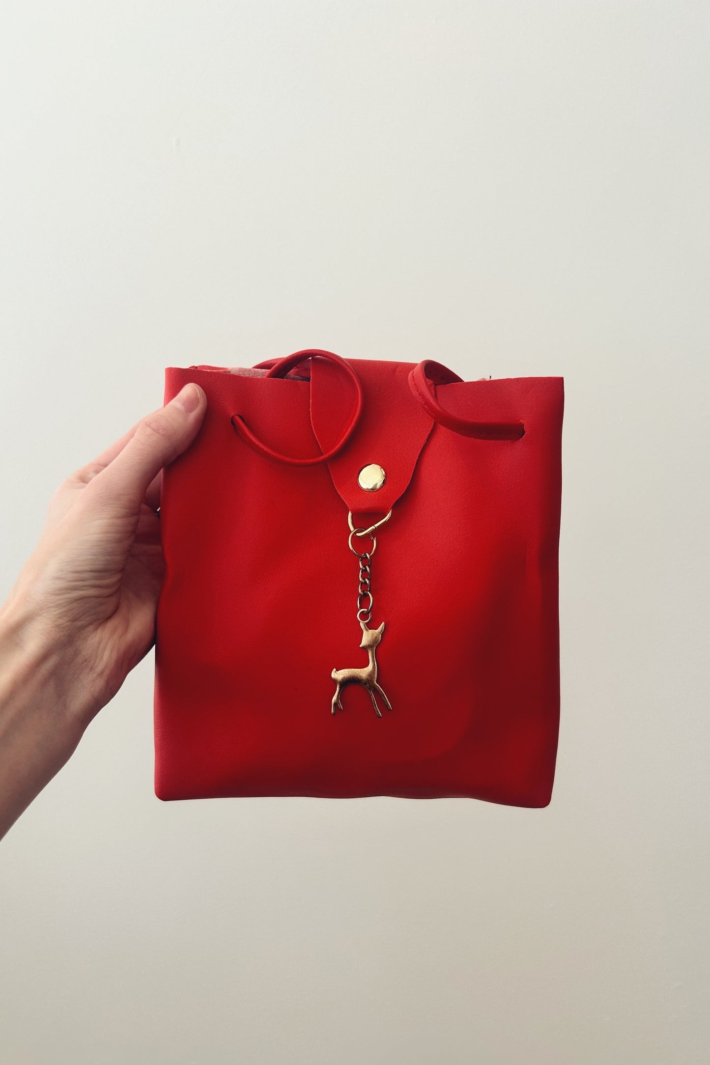 Red Bucket Bag