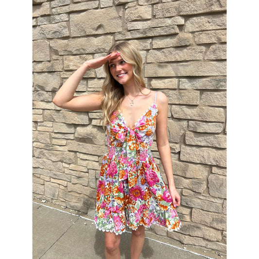 Aubrey Mini Floral Dress