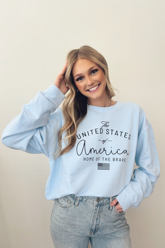 Patriotic USA Crewneck