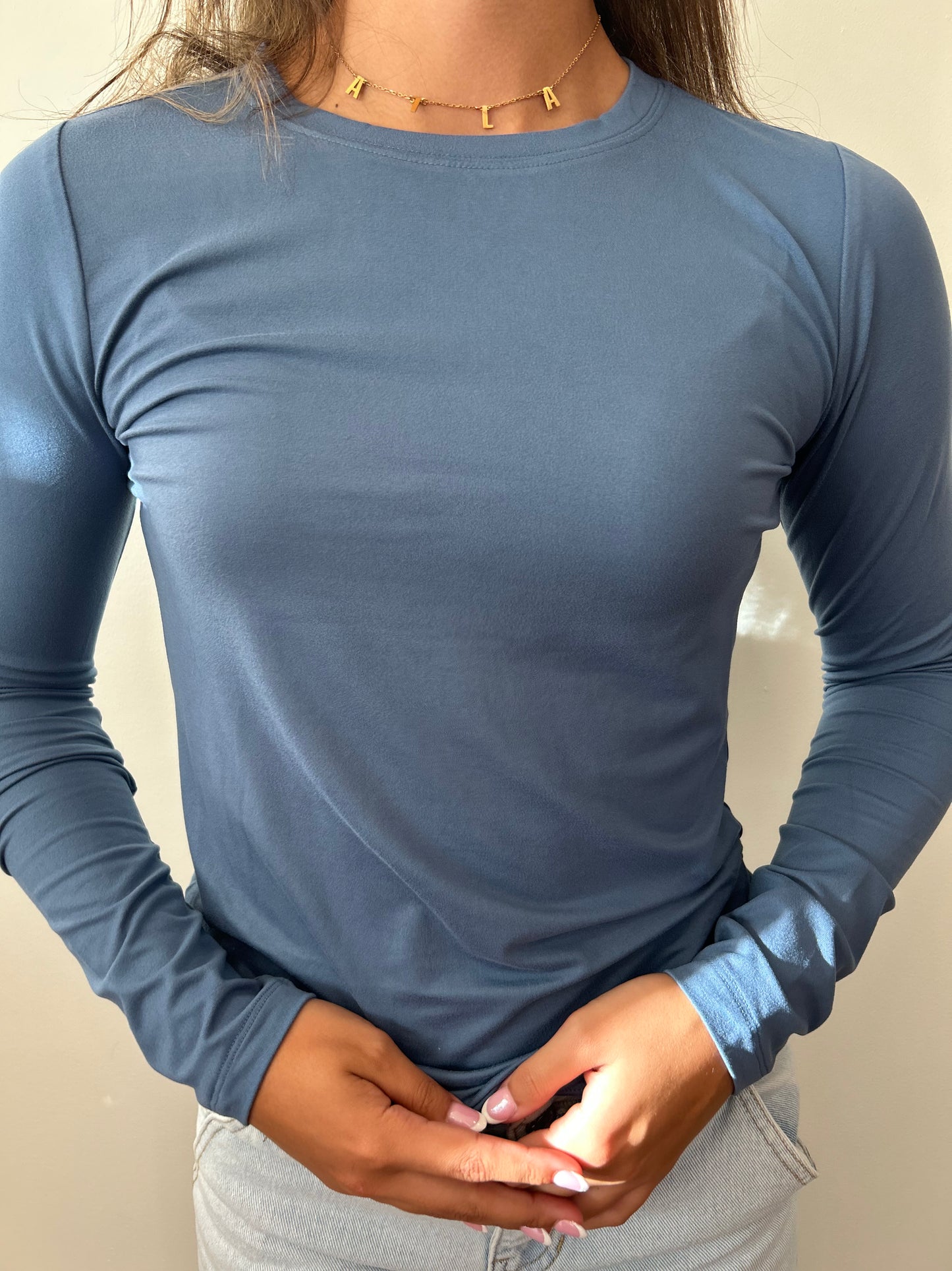 Long Sleeve Round Neck Tee