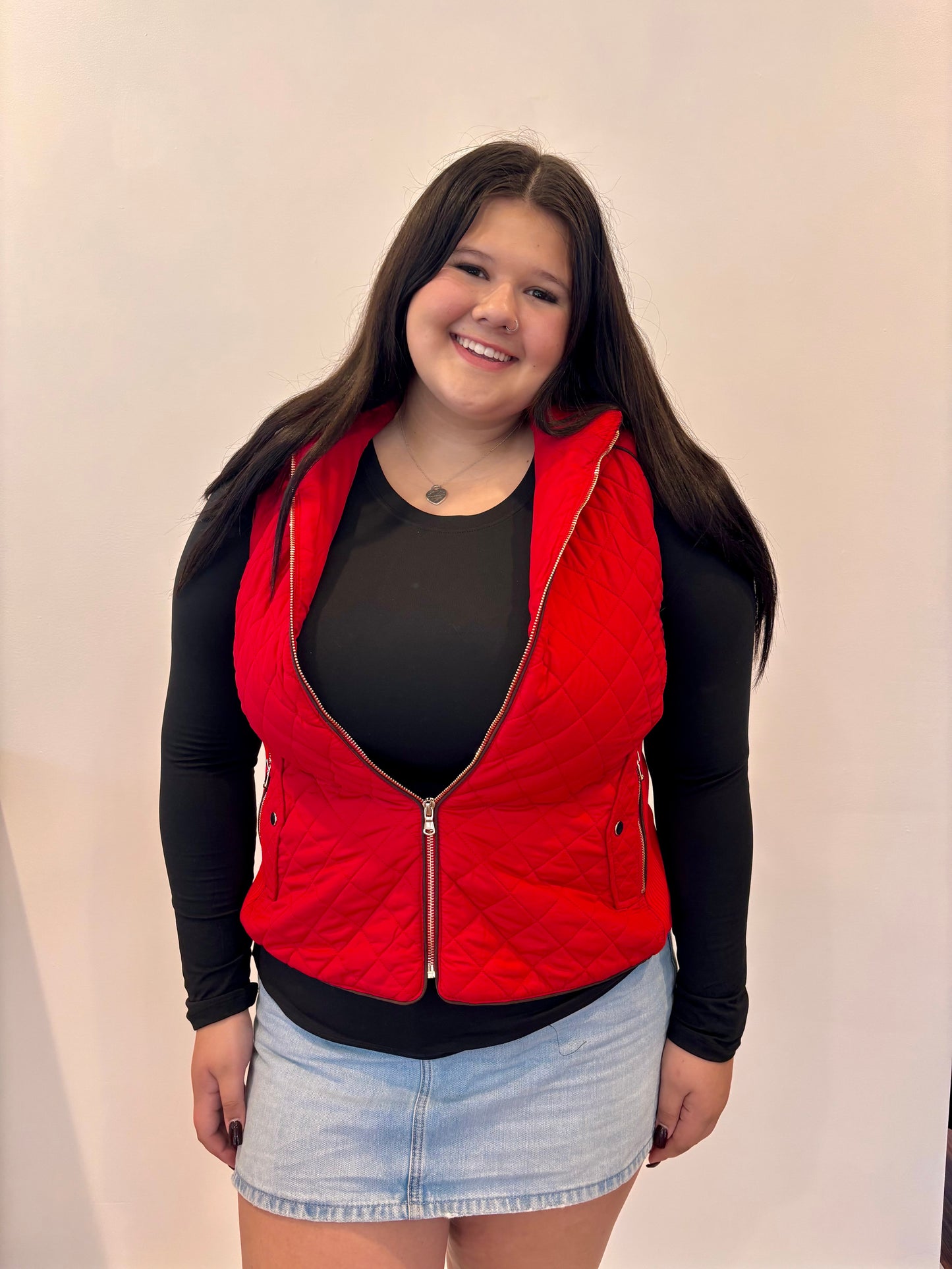 Side Rib Quilted Vest