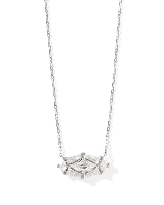 Lindy Rae Elisa Silver Short Pendant Necklace