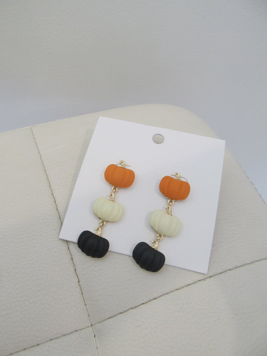 Pumpkin Stack Earrings