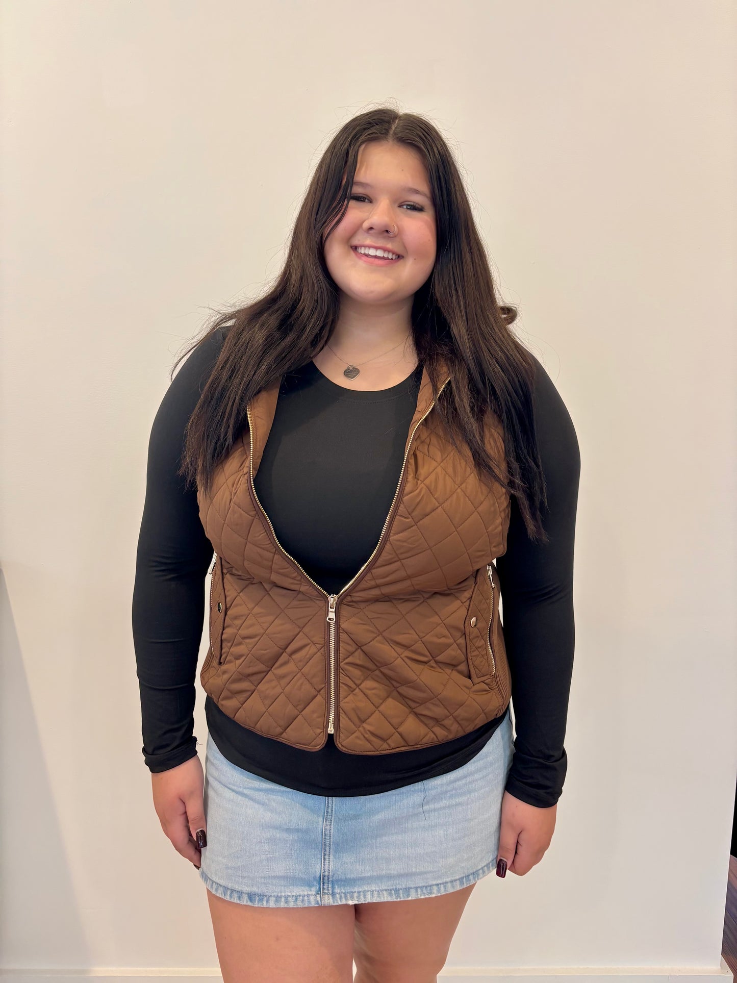 Side Rib Quilted Vest