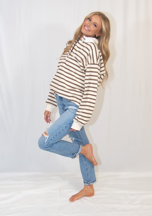 Striped Collared Shirt