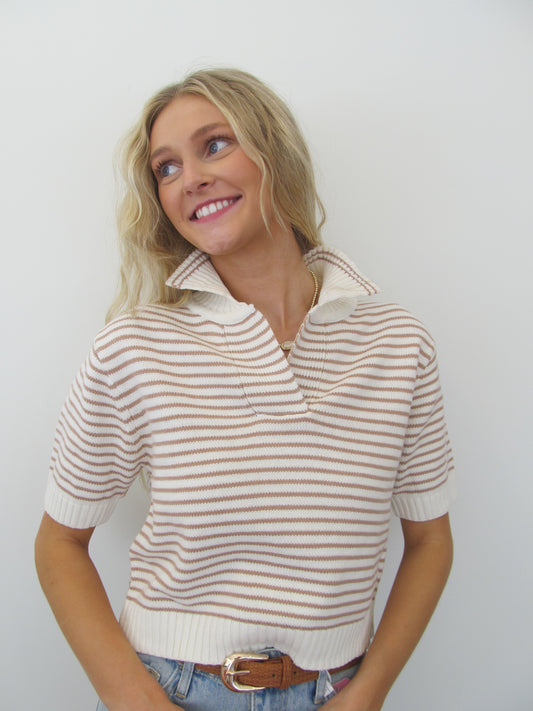 Striped Sweater Shirt