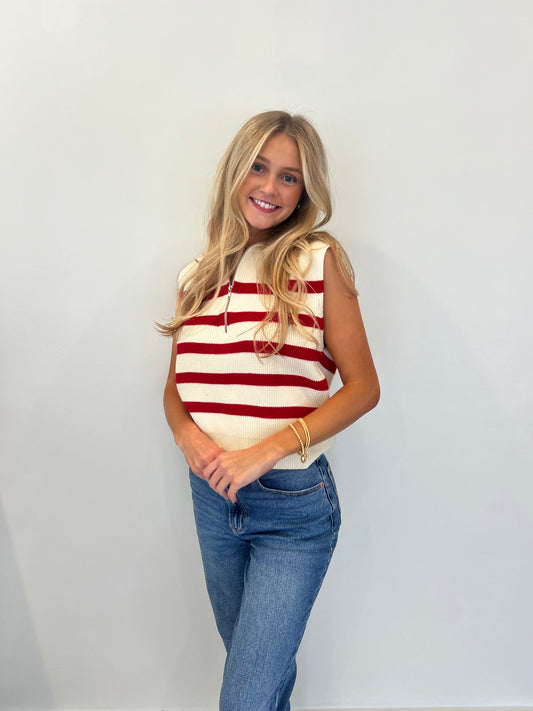 Quarter Zip Sweater Vest