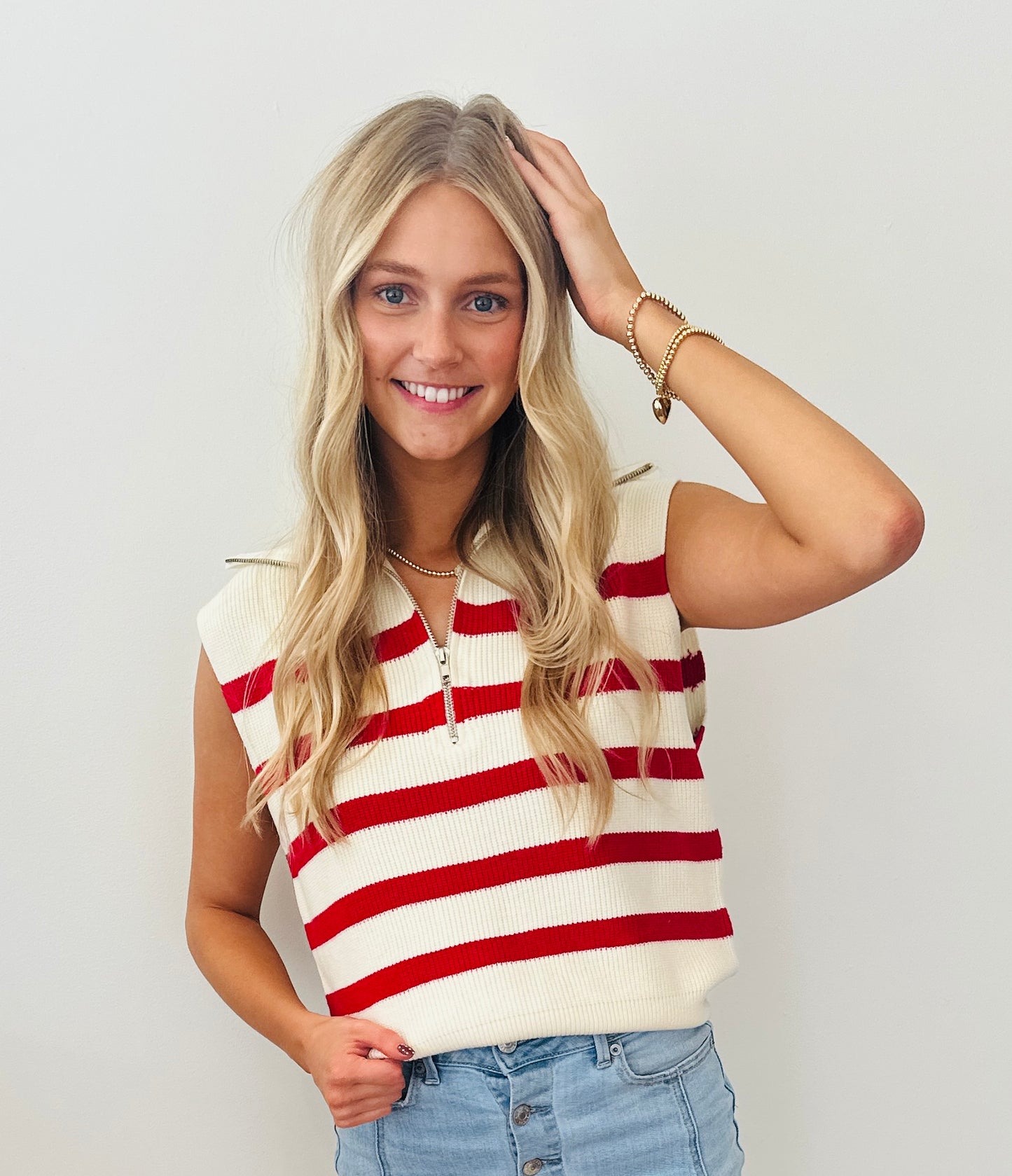 Quarter Zip Sweater Vest