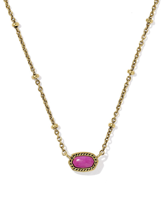 MINI ELISA SATELLITE SHORT PENDANT NECKLACE