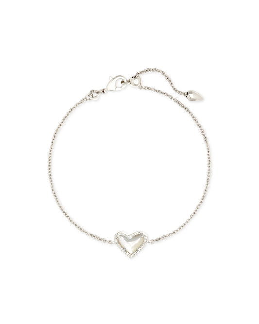 Ari Heart Silver Bracelet