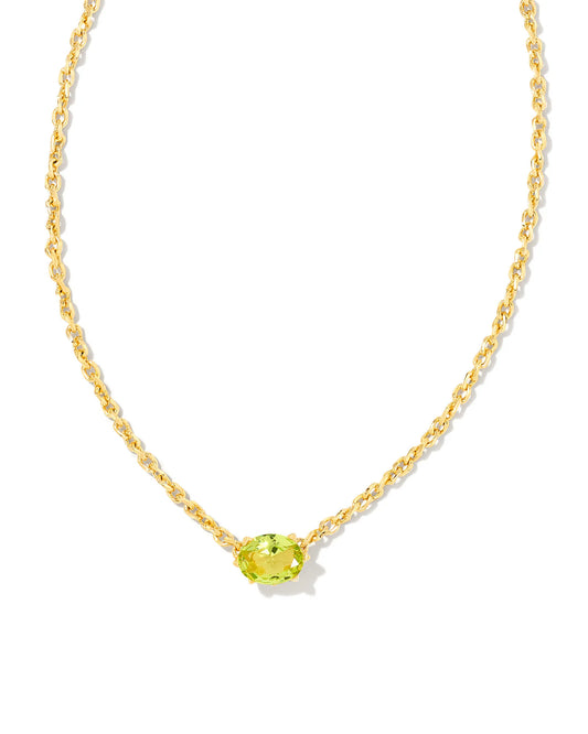 Cailin Gold Crystal Pendant