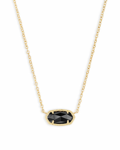 Elisa Gold Short Pendant Necklace