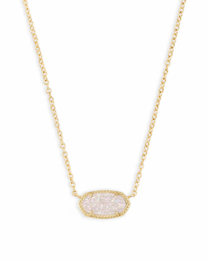 Elisa Gold Short Pendant Necklace